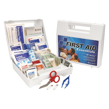 First Aid Kit and Housing, Plastic 180 Components, 10 People Served MPN:FAO-142/LAB