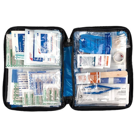 First Aid Kit and Housing, Fabric 130 Components, 50 People Served MPN:FAO-428