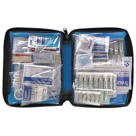 First Aid Kit and Housing, Fabric 199 Components, 25 People Served MPN:FAO-432/LAB07