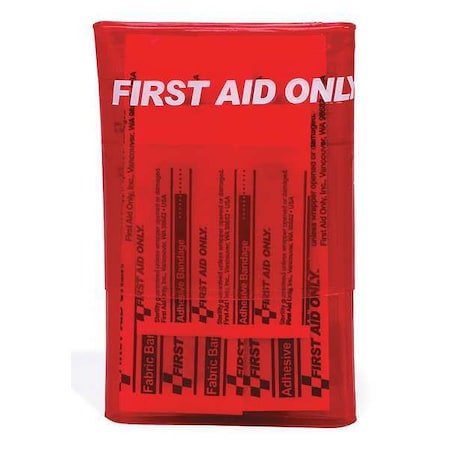 First Aid Kit and Housing, Vinyl 18 Components, 1 People Served MPN:FAO-600