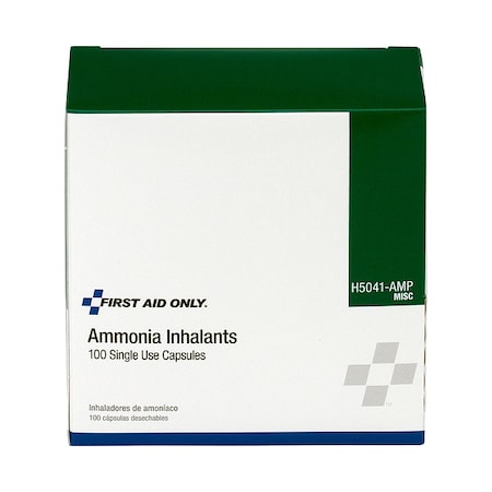 Ammonia Inhalants Ampoules, 0.3mL, 100/Box MPN:H5041-AMPGR