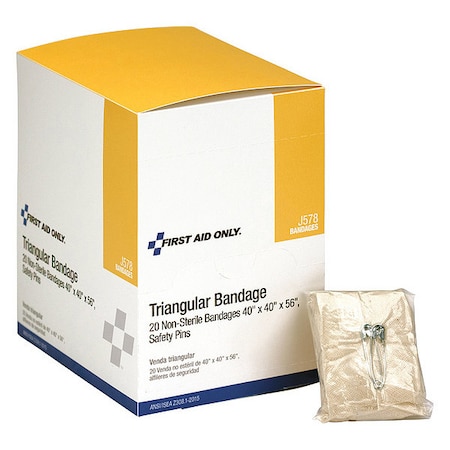 Triangular Sling/Bandage, 36 in. W, 20/Box MPN:J578
