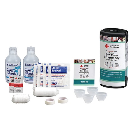 Eye Care Emergency Responder Pack, Plastic Tube, 16 Components, 24 People Served MPN:RC-684