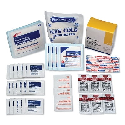 Basic First Aid Refill Kit: 96 Pieces MPN:40001