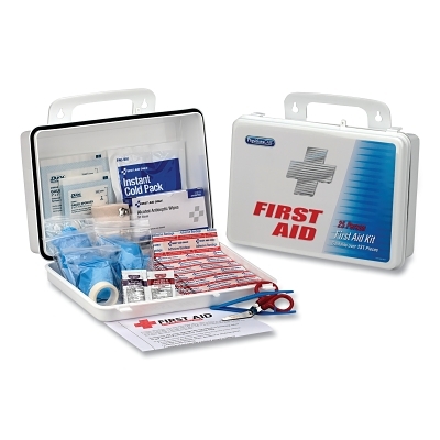 25 Prsn Office First Aidkt 131 Pieces Plastic MPN:60002-004