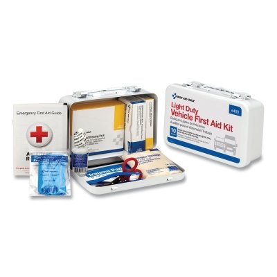 10 Person Steel Weatherproof First Aid Kit-w/E MPN:6400