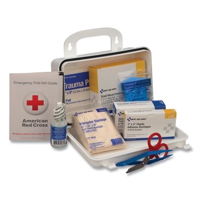10 Person Plastic First-Aid Kit w/Eyewash MPN:6410