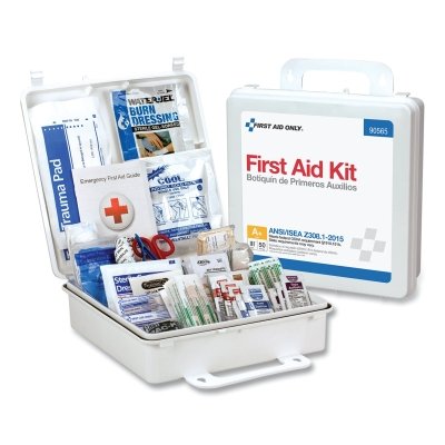 50 Person First Aid Kit Ansi A+ Plastic Case MPN:90565