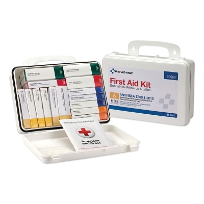 16 Unit First Aid Kit Ansi A  Plastic Case MPN:90569