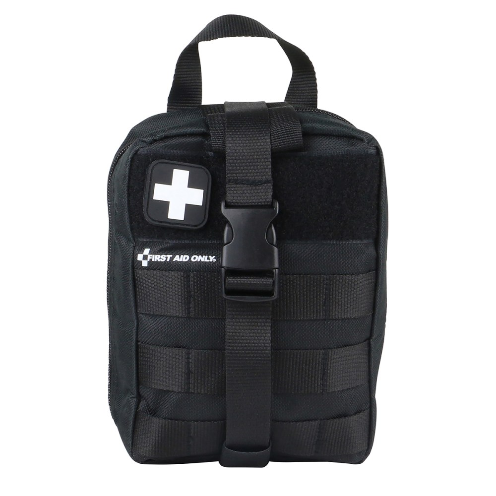 First Aid Only Attach And Release First Aid Kit, 4inH x 5-15/16inW x 8-1/8inD, Kit Of 162 Pieces MPN:91363