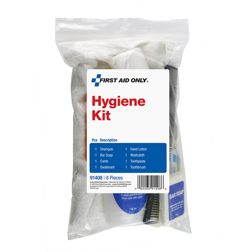 First Aid Only Hygiene Kit, White MPN:91408