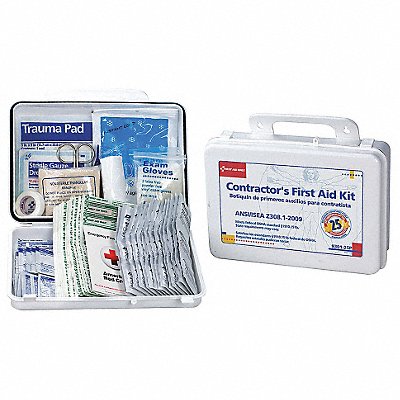 First Aid Kit Plastic 179 Pieces MPN:9301-25P