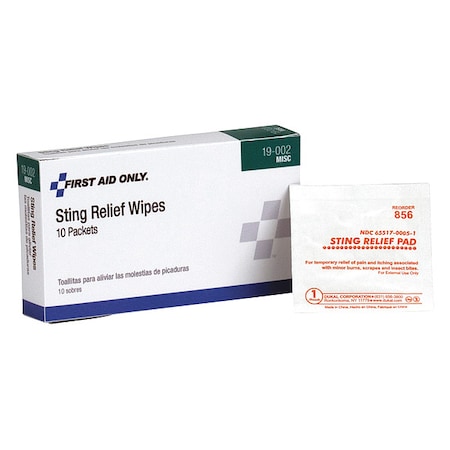 Sting Relief Wipes Refill MPN:19-002