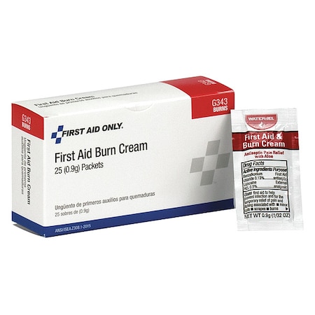 First Aid Only First Aidburn Cream BX/25 MPN:G343