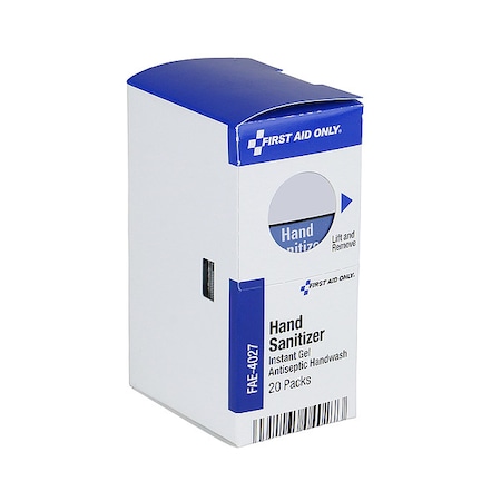 Hand Sanitizer, 0.9 g, Fragrance Free MPN:FAE-4027