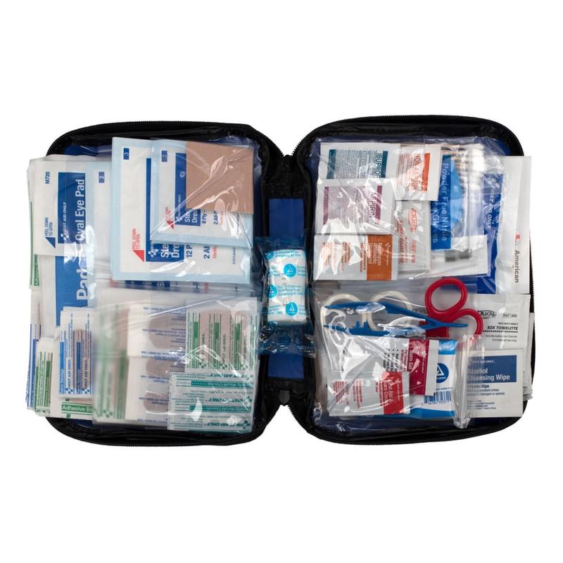 First Aid Only 312-Piece All-Purpose Essentials Soft-Sided First Aid Kit, Blue (Min Order Qty 3) MPN:91081