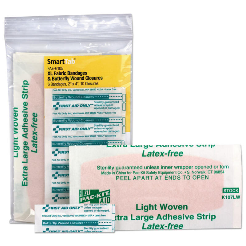 First Aid Only 16-Piece Bandage Refill Kit For SmartCompliance Cabinets MPN:FAE-6105