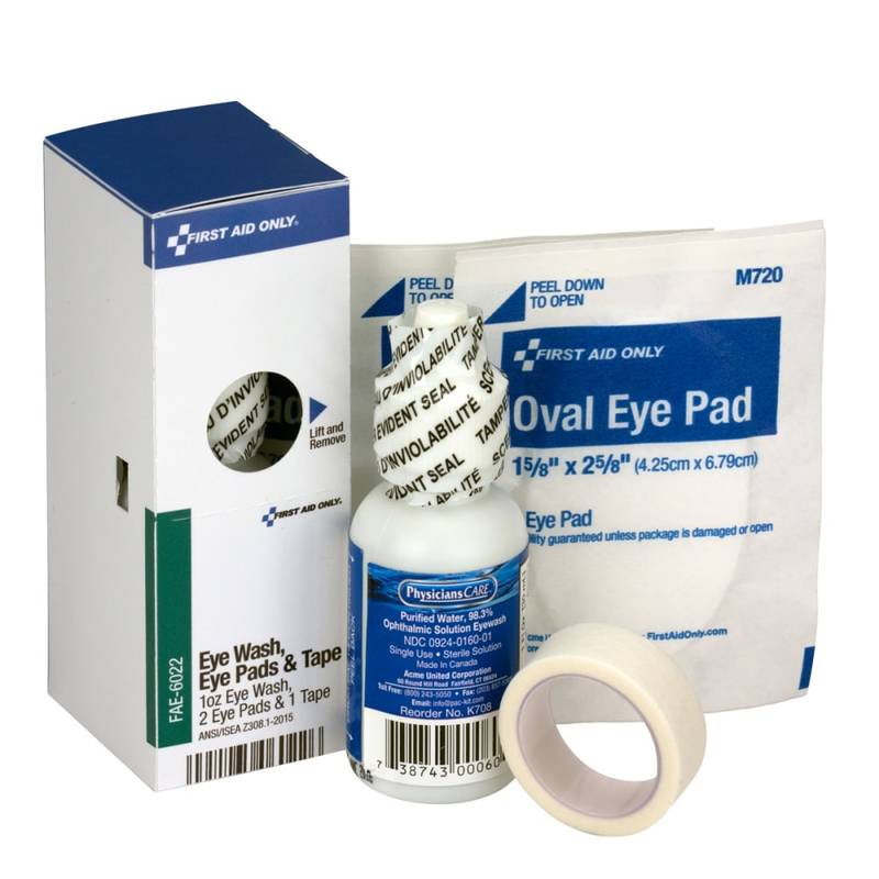 First Aid Only SmartCompliance Refill Eye Wash Kit (Min Order Qty 10) MPN:FAE6022