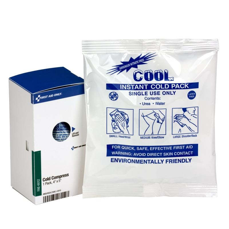 First Aid Only SmartCompliance Cold Pack Refill, 4in x 5in, Blue (Min Order Qty 12) MPN:FAE-6012