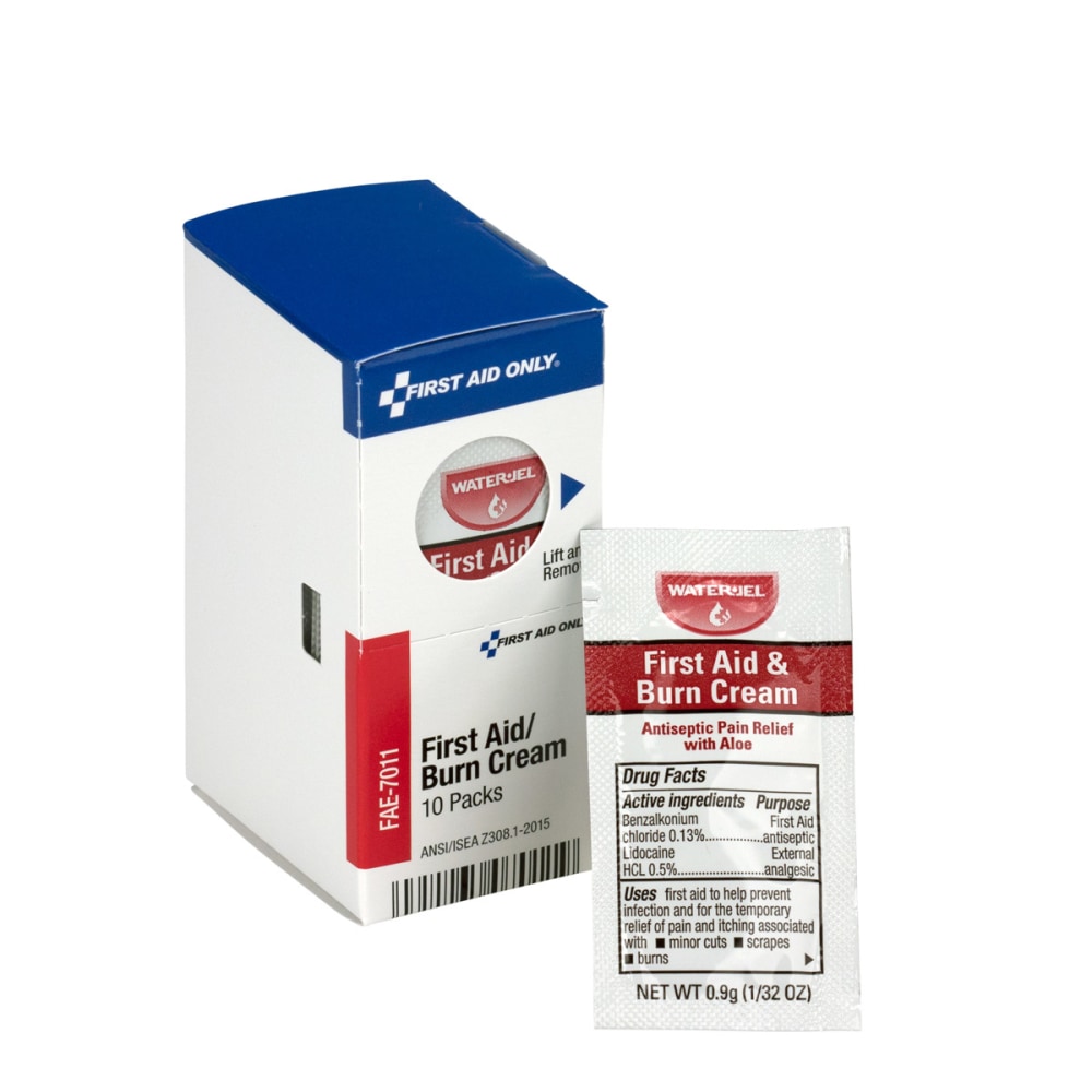First Aid Burn Cream, 10 Packets/Box (Min Order Qty 15) MPN:FAE7011