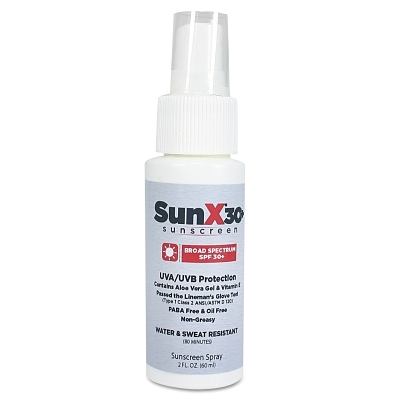 2OZ. Pump Spray Bottle of 30 Spfsunscreen MPN:18-302