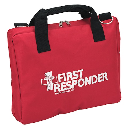 First Responder Bag, Cordura, 13 3/4 in L, 3 in W, Red MPN:510-FR/BAG