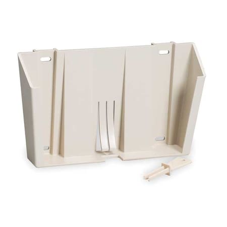 Locking Wall Mount Bracket, Plastic, Beige MPN:M945