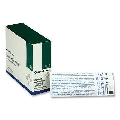 Disposable Thermometers 100/Box MPN:21-775-002