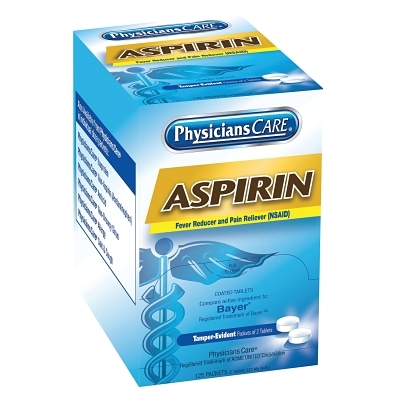 Physicianscare Aspirin 125 2 TABLETS=1BX = 1EA MPN:54034