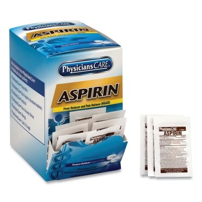 Physicianscare ASPIRIN-BX=50 Packets EA=BX MPN:90014-006