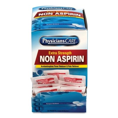 Physicianscare Non-Aspirin Acetaminophen BX=50PK MPN:90016