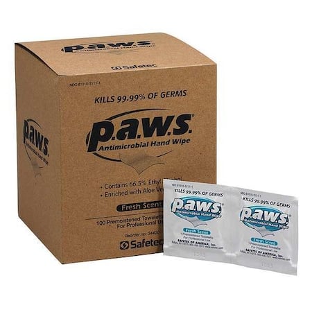 Antimicrobial Sanitizing Wipe, Box, White MPN:M928