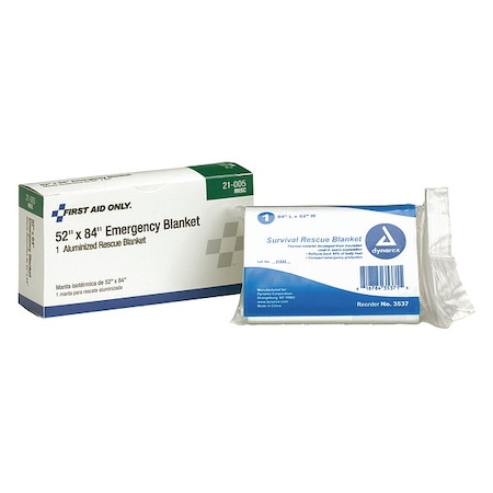 Aluminized Rescue Blanket 1/Box MPN:21-005-002