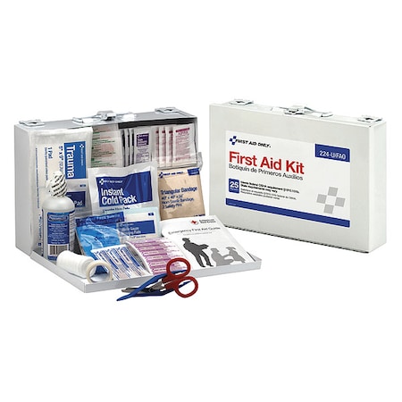 25 Person First Aid Kitmetal Case MPN:224-U/FAO