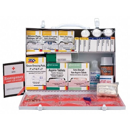 2 Shelf Industrial Station 516 Piece Mtl Cabin MPN:245-O/P
