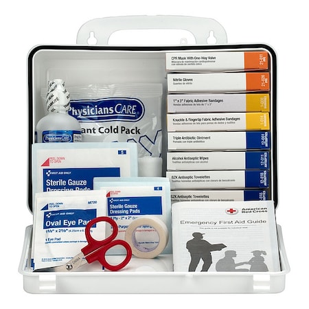 16 Unit Truckers First Aid Kit Plastic Case MPN:291-U/FAO