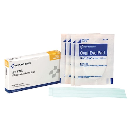 Eye Pads With Adhesive Strips 4/Box MPN:7-002-001