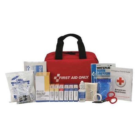 25 Person First Aid Kit Ansi A Fabric Case MPN:90594