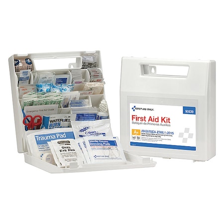 50 Person First Aid Ktansi A+ Pl Case w/Divider MPN:90639