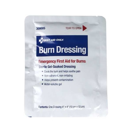 First Aid Only Burn Dressing 4