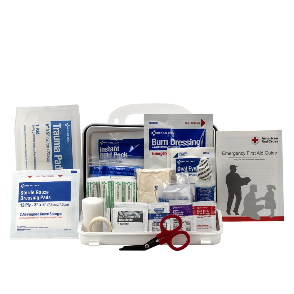 10 Person Ansi 2021 Class A Plastic First Aid K MPN:91322