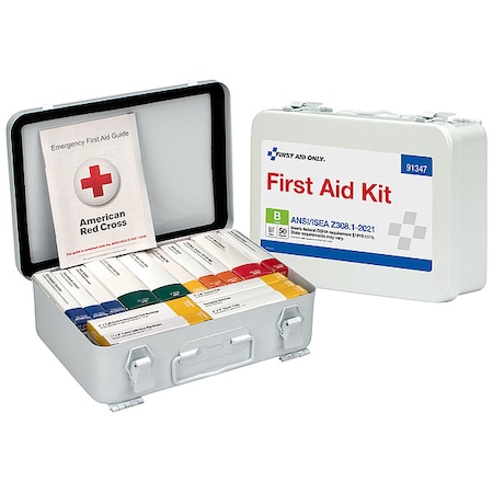25 Person 16 Unit Metalfirst Aid Kit MPN:91348