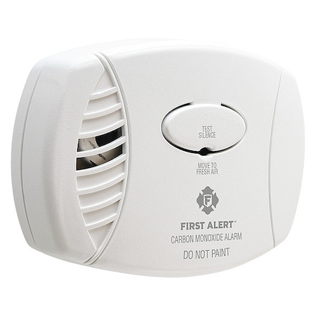 Carbon Monoxide Alarm, 85 dB at 10 ft, 9 Volt Replaceable Battery, Electrochemical MPN:CO605B