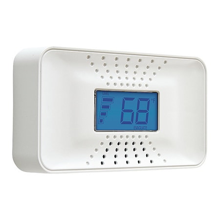 Carbon Monoxide Alarm, 85 dB at 10 ft, 3V Lithium, Electrochemical Battery Backup: No MPN:CO710