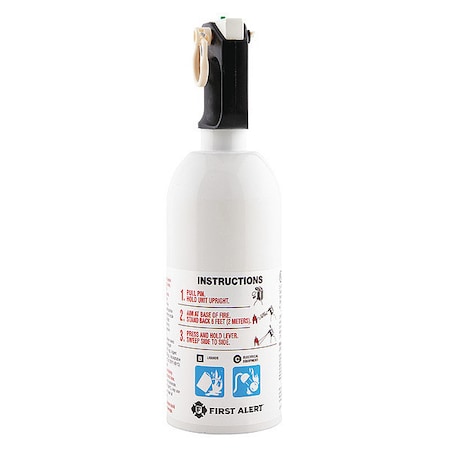 Fire Extinguisher, 1.4 lb Capacity, Class ABC, UL Rating5B:C, Sodium Bicarbonate MPN:KITCHEN5