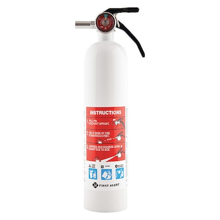 Fire Extinguisher, 2.5 lb Capacity, Class ABC, UL Rating1A:10B:C, Monoammonium Phosphate MPN:MARINE1