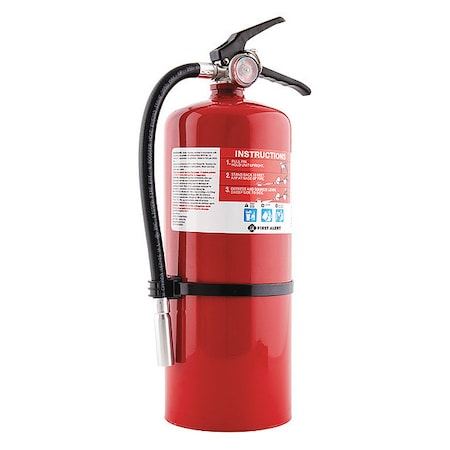 Fire Extinguisher, 10 lb Capacity, Class ABC, UL Rating4A:60B:C, Monoammonium Phosphate MPN:PRO10