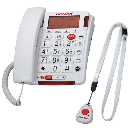 Telephone, Curly Cord, White, Wall MPN:SFA3800