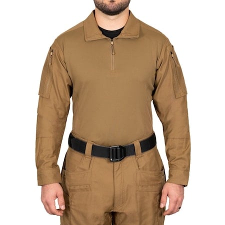 Military Shirt, Coyote Brown, Men's, 3XL MPN:111004