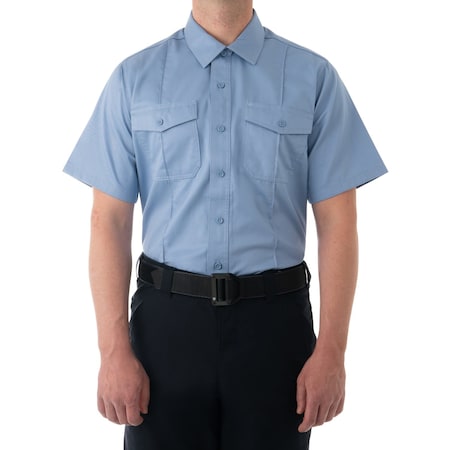 Military Shirt, Medium Blue, Men's, XXL MPN:112008
